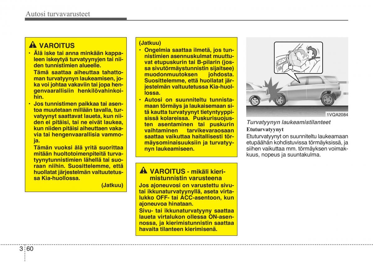 KIA Sportage III 3 omistajan kasikirja / page 75