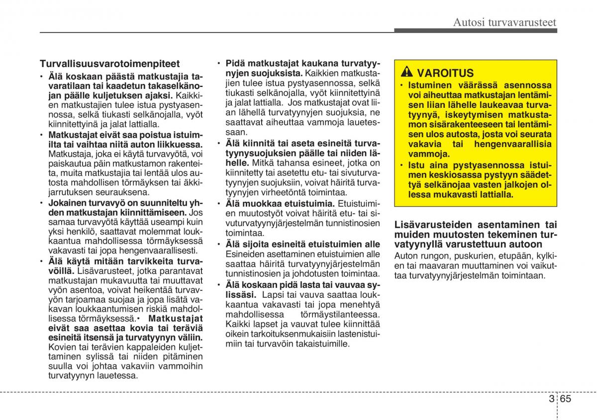 KIA Sportage III 3 omistajan kasikirja / page 80