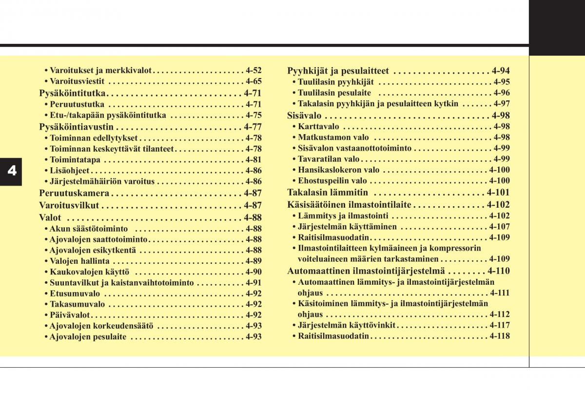 KIA Sportage III 3 omistajan kasikirja / page 83