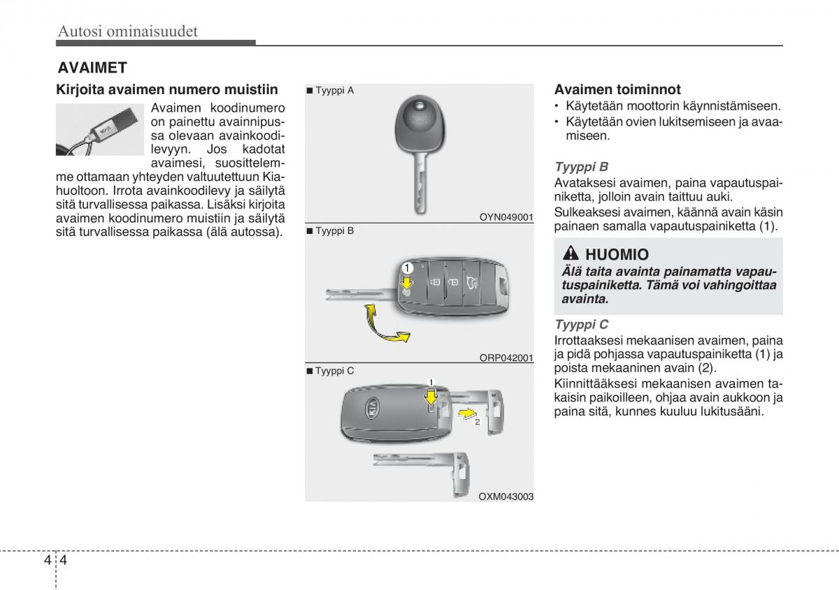 KIA Sportage III 3 omistajan kasikirja / page 85