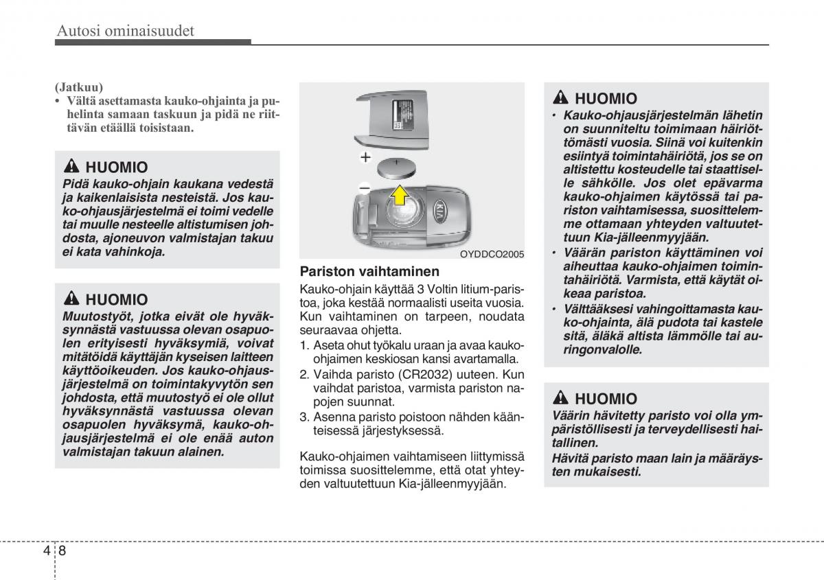 KIA Sportage III 3 omistajan kasikirja / page 89