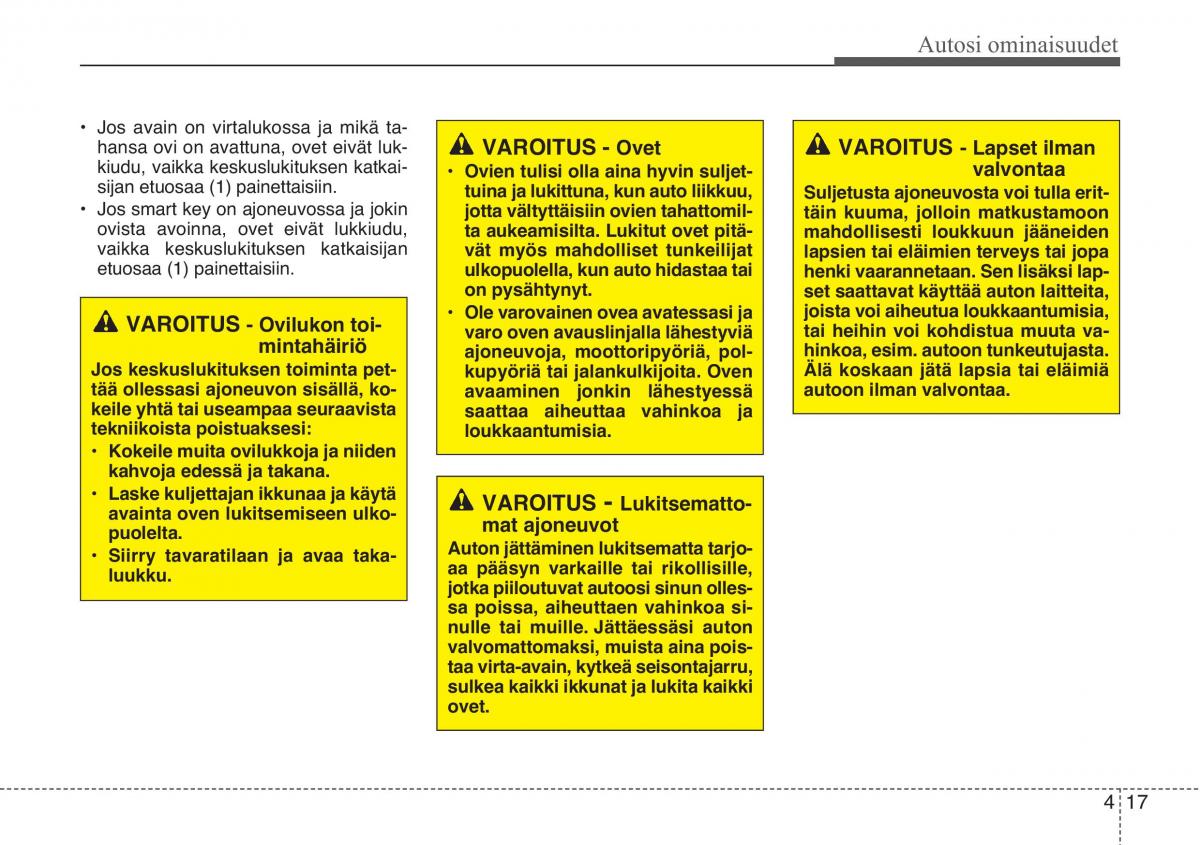 KIA Sportage III 3 omistajan kasikirja / page 98