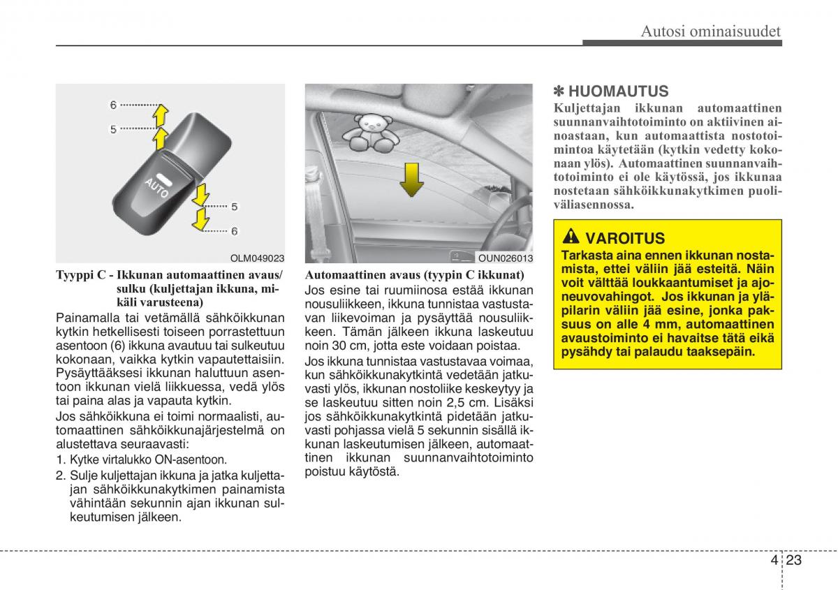 KIA Sportage III 3 omistajan kasikirja / page 104