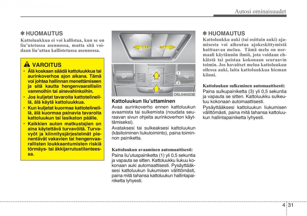 KIA Sportage III 3 omistajan kasikirja / page 112