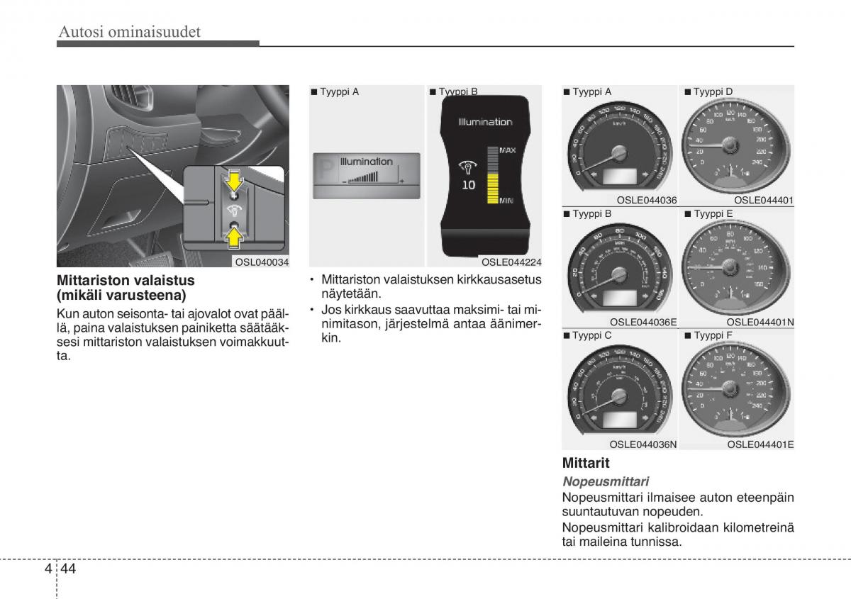 KIA Sportage III 3 omistajan kasikirja / page 125