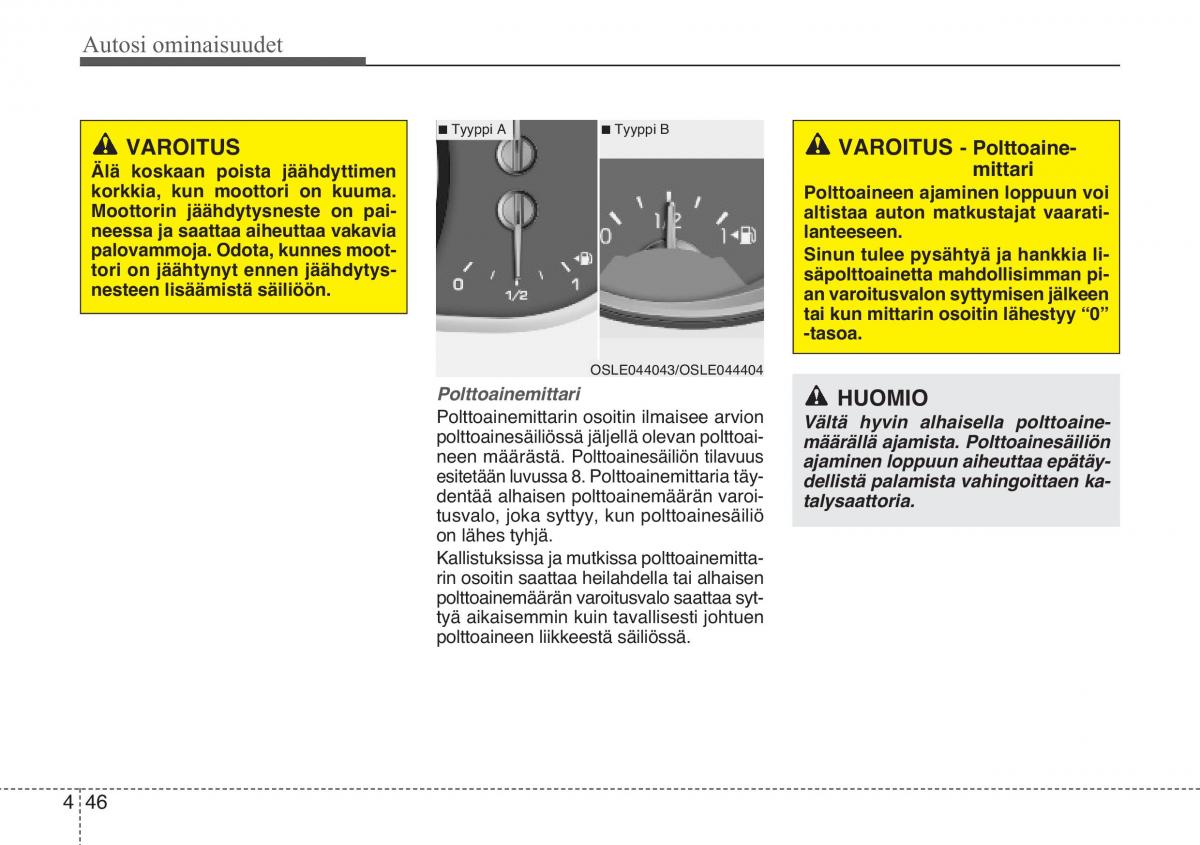 KIA Sportage III 3 omistajan kasikirja / page 127