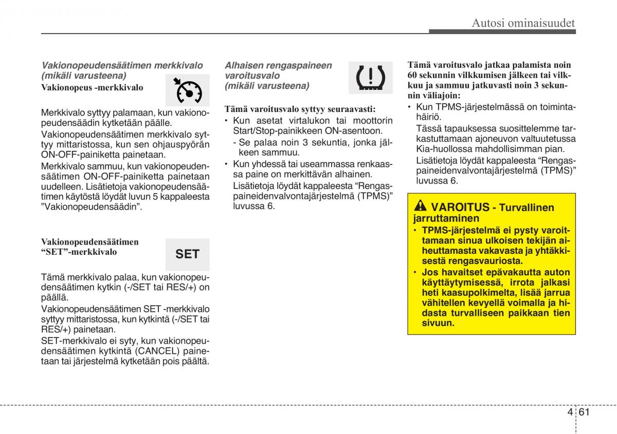 KIA Sportage III 3 omistajan kasikirja / page 142