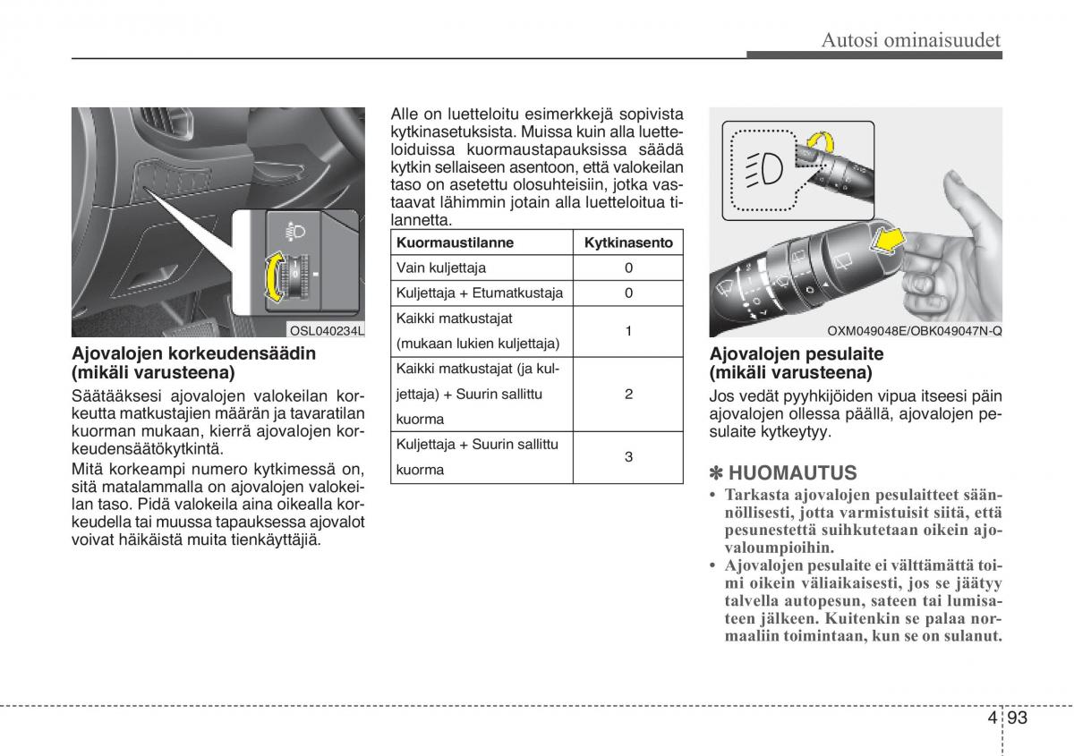 KIA Sportage III 3 omistajan kasikirja / page 174