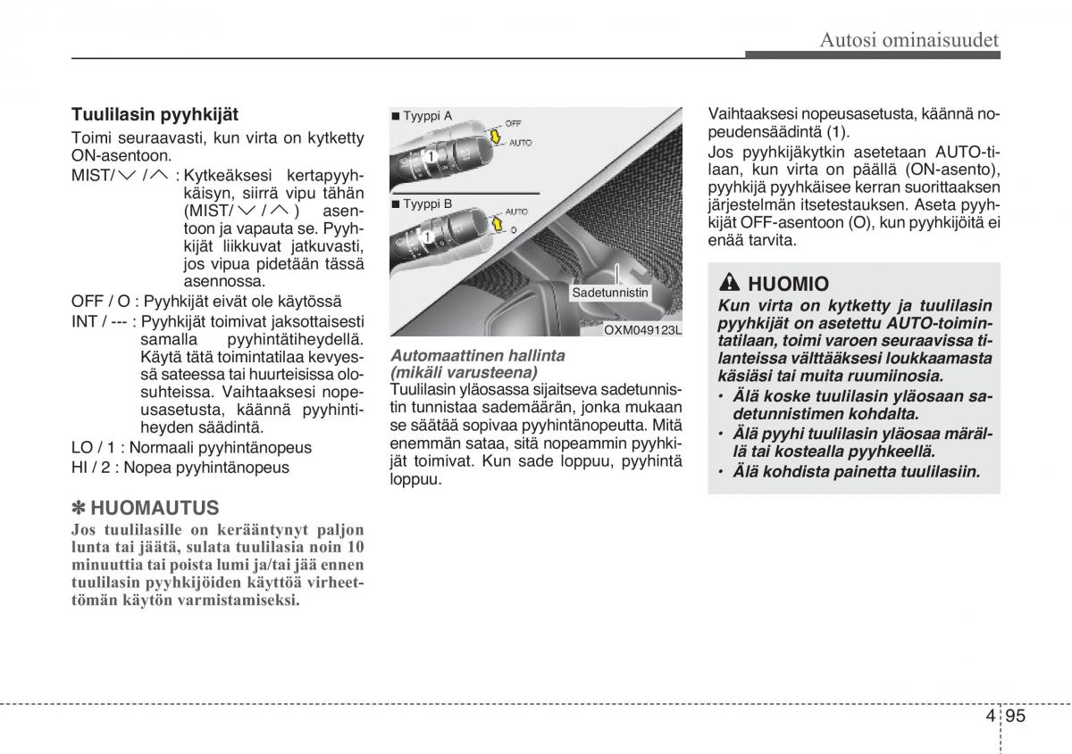 KIA Sportage III 3 omistajan kasikirja / page 176