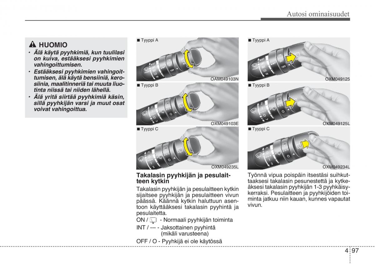 KIA Sportage III 3 omistajan kasikirja / page 178