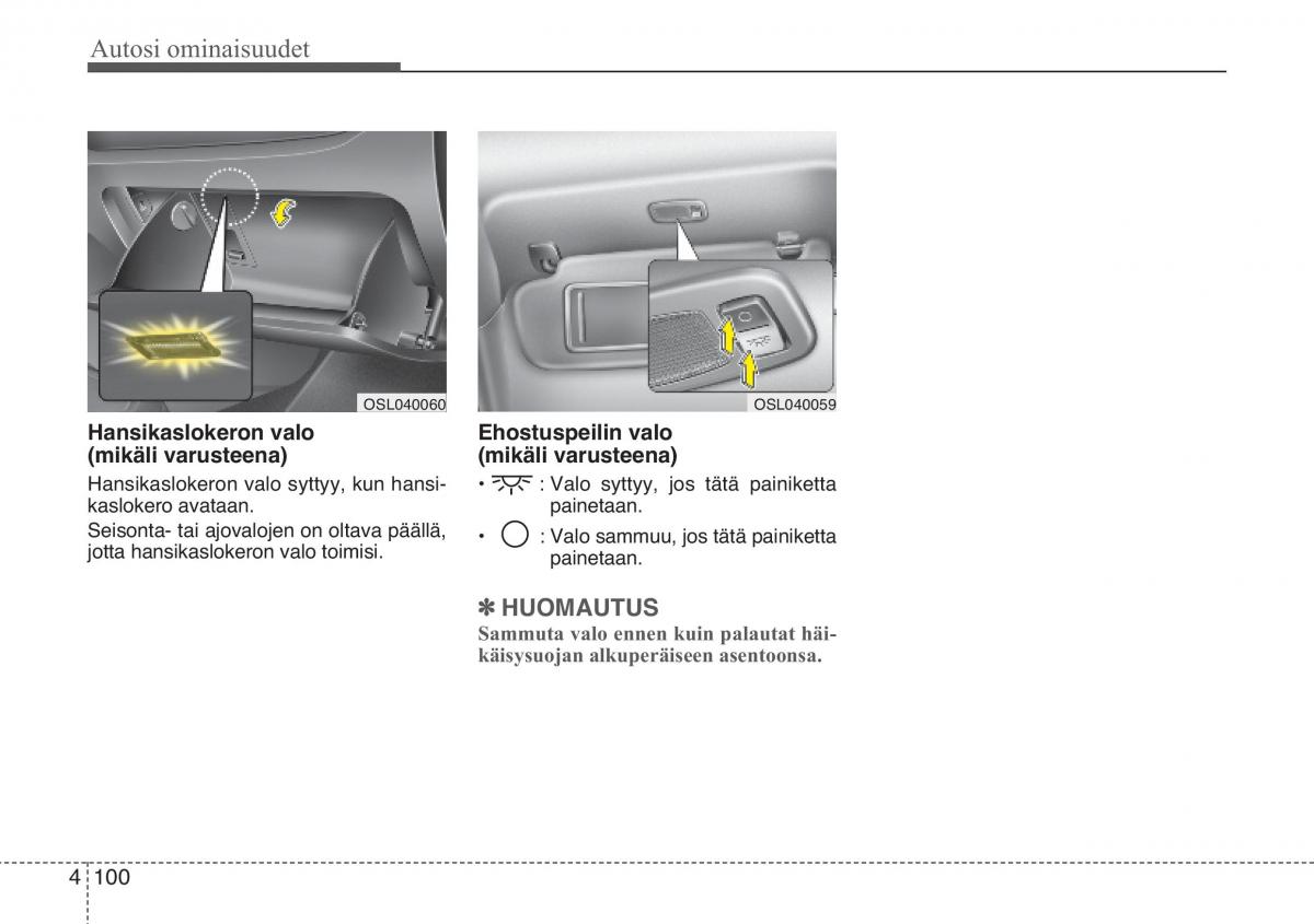 KIA Sportage III 3 omistajan kasikirja / page 181