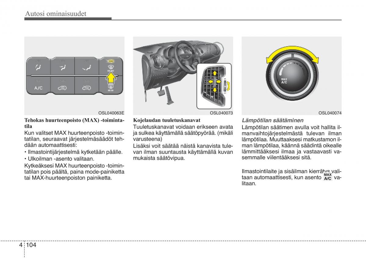 KIA Sportage III 3 omistajan kasikirja / page 185