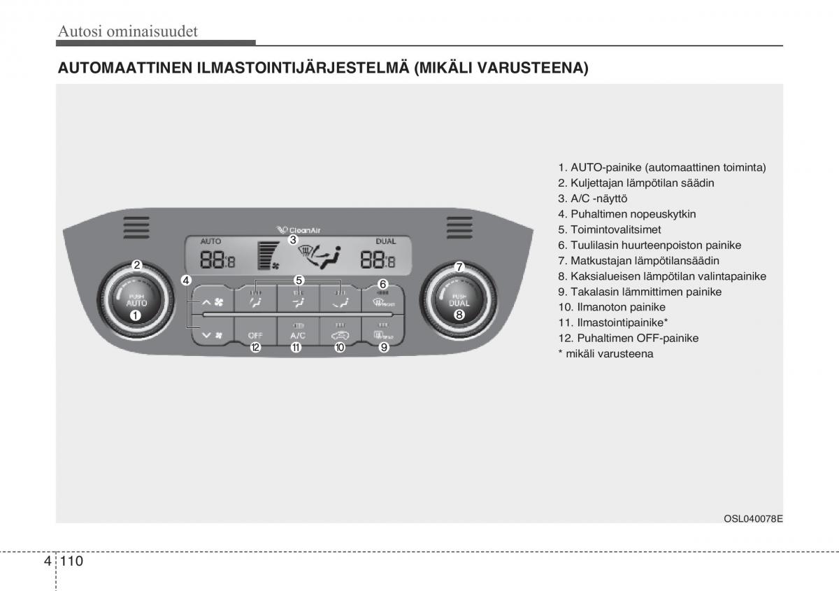 KIA Sportage III 3 omistajan kasikirja / page 191