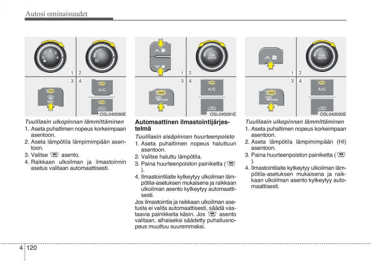 KIA Sportage III 3 omistajan kasikirja / page 201