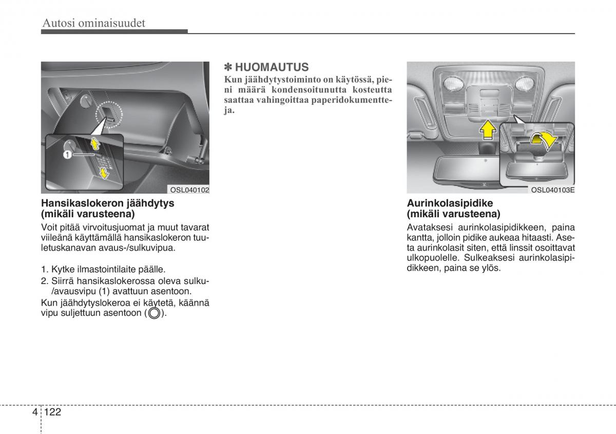 KIA Sportage III 3 omistajan kasikirja / page 203