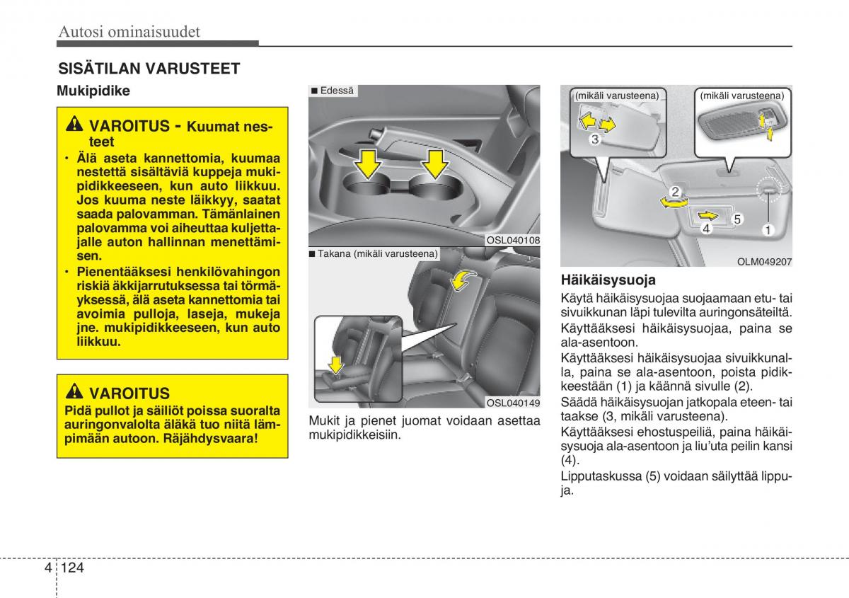 KIA Sportage III 3 omistajan kasikirja / page 205