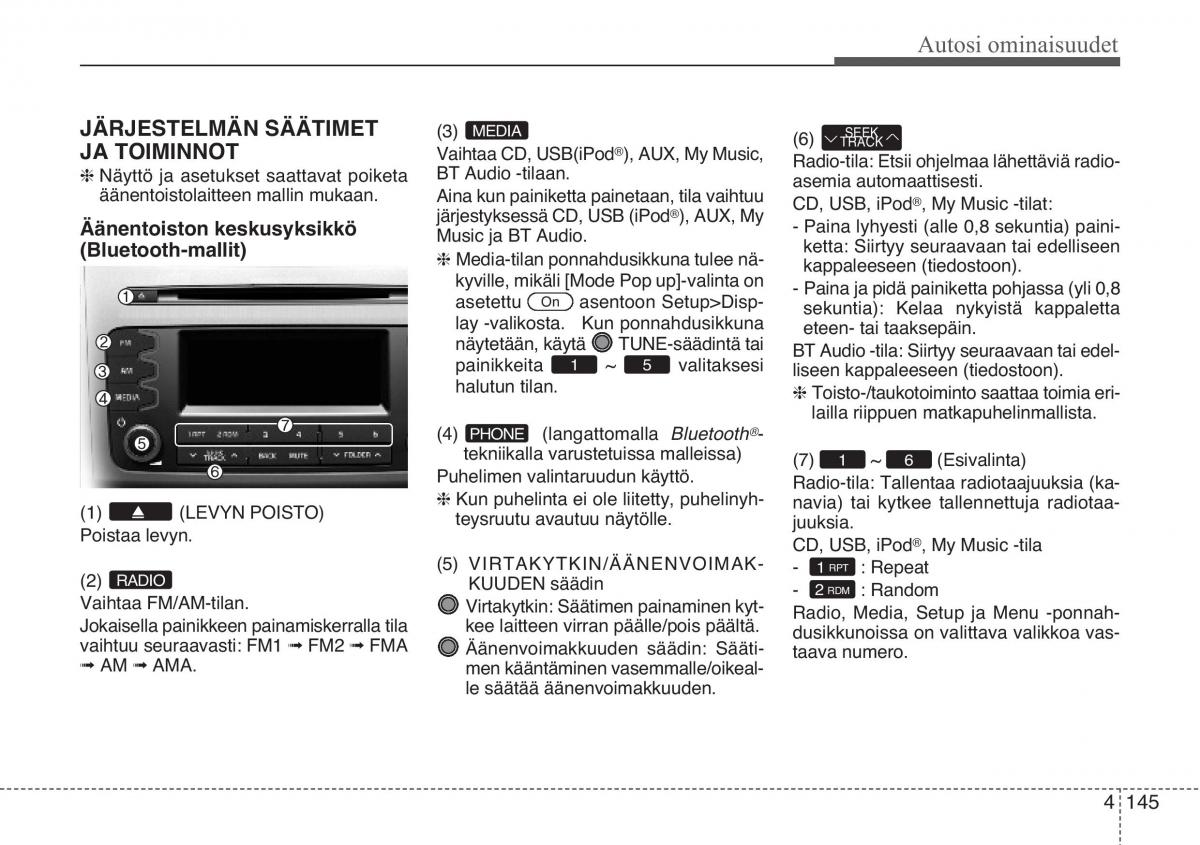 KIA Sportage III 3 omistajan kasikirja / page 226