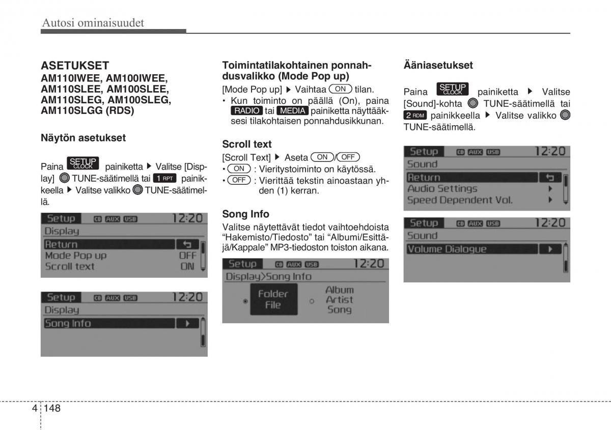 KIA Sportage III 3 omistajan kasikirja / page 229