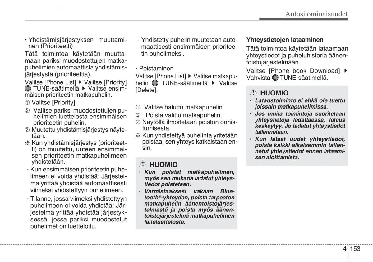 KIA Sportage III 3 omistajan kasikirja / page 234