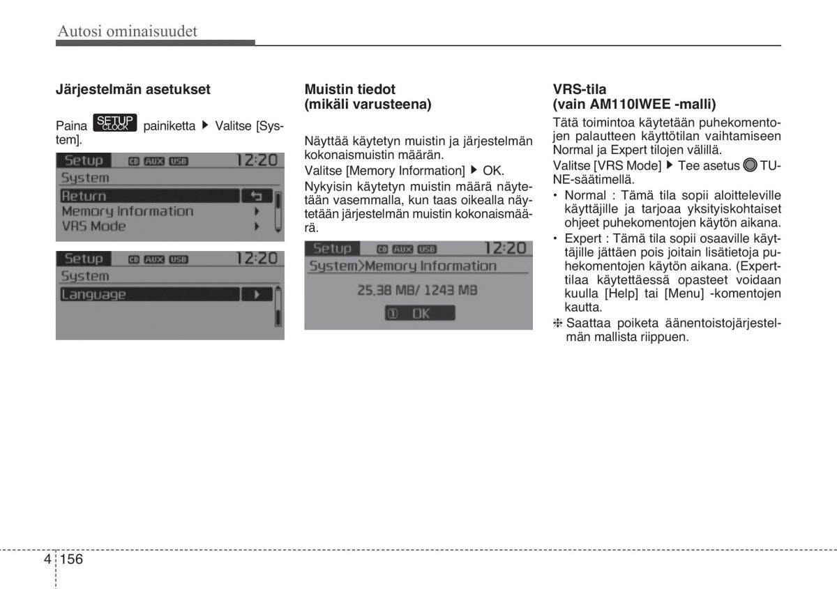 KIA Sportage III 3 omistajan kasikirja / page 237