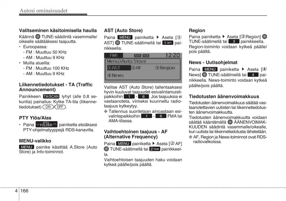 KIA Sportage III 3 omistajan kasikirja / page 247