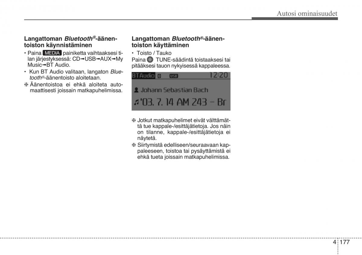 KIA Sportage III 3 omistajan kasikirja / page 258