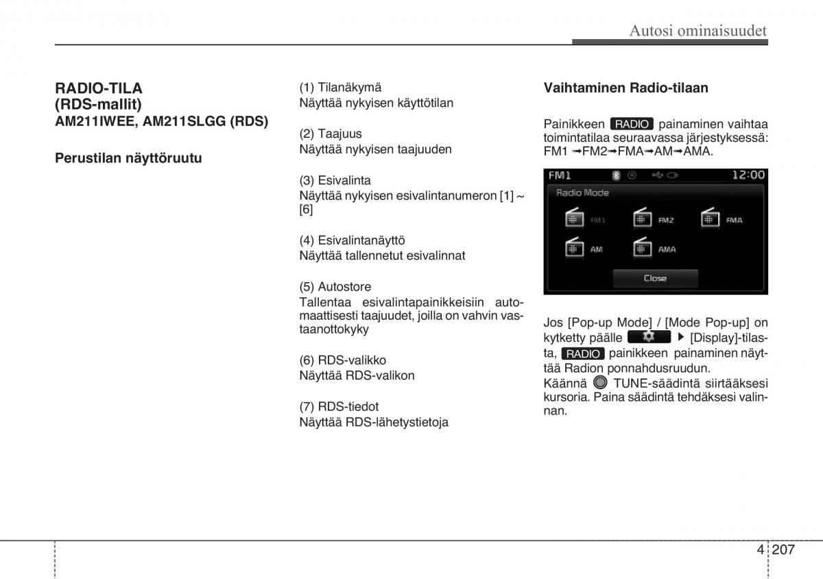 KIA Sportage III 3 omistajan kasikirja / page 280