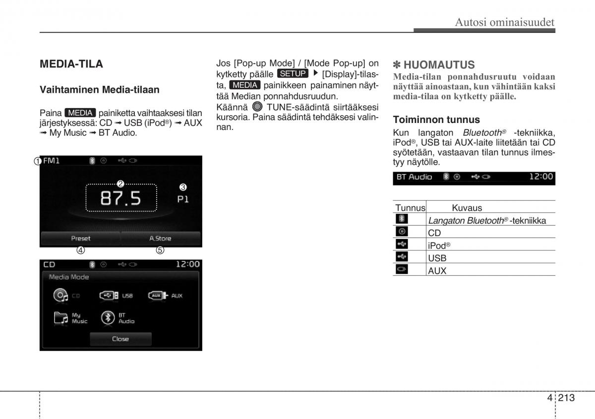 KIA Sportage III 3 omistajan kasikirja / page 286