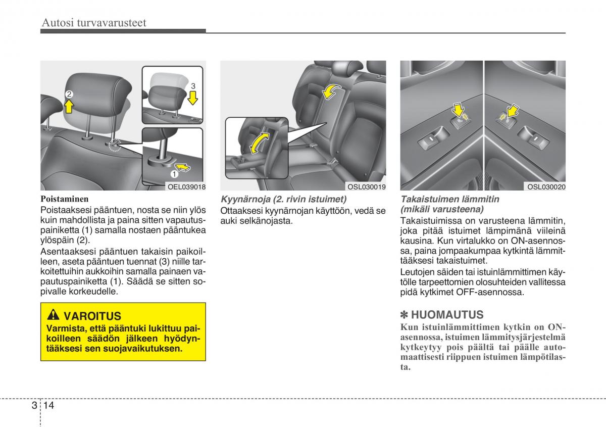 KIA Sportage III 3 omistajan kasikirja / page 29