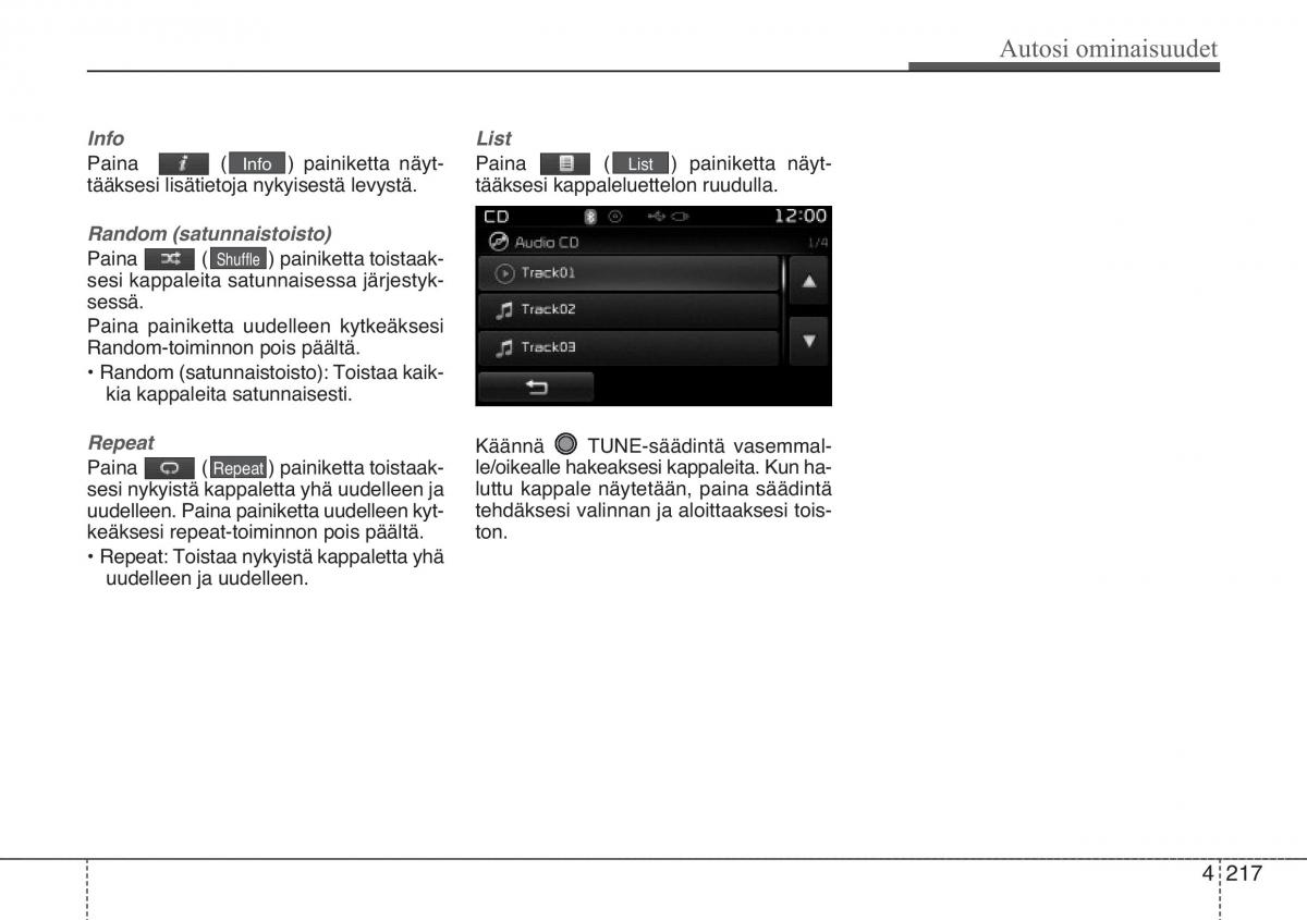 KIA Sportage III 3 omistajan kasikirja / page 290