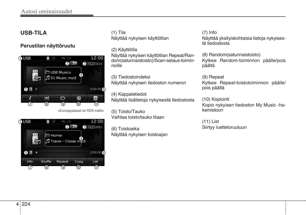 KIA Sportage III 3 omistajan kasikirja / page 297