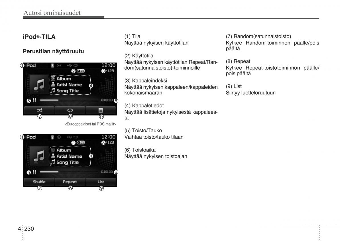 KIA Sportage III 3 omistajan kasikirja / page 303