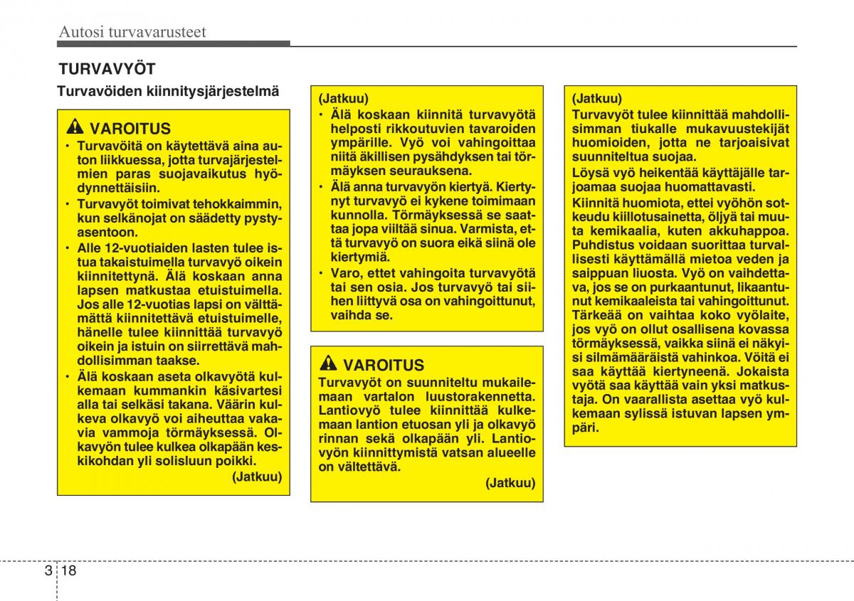 KIA Sportage III 3 omistajan kasikirja / page 33