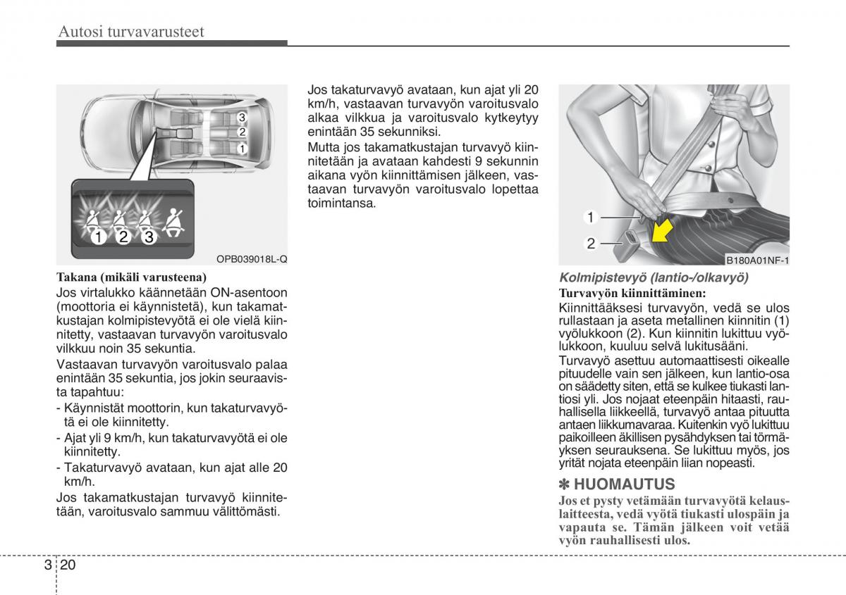 KIA Sportage III 3 omistajan kasikirja / page 35