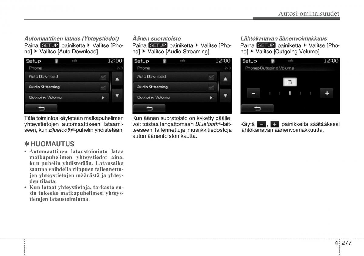 KIA Sportage III 3 omistajan kasikirja / page 350