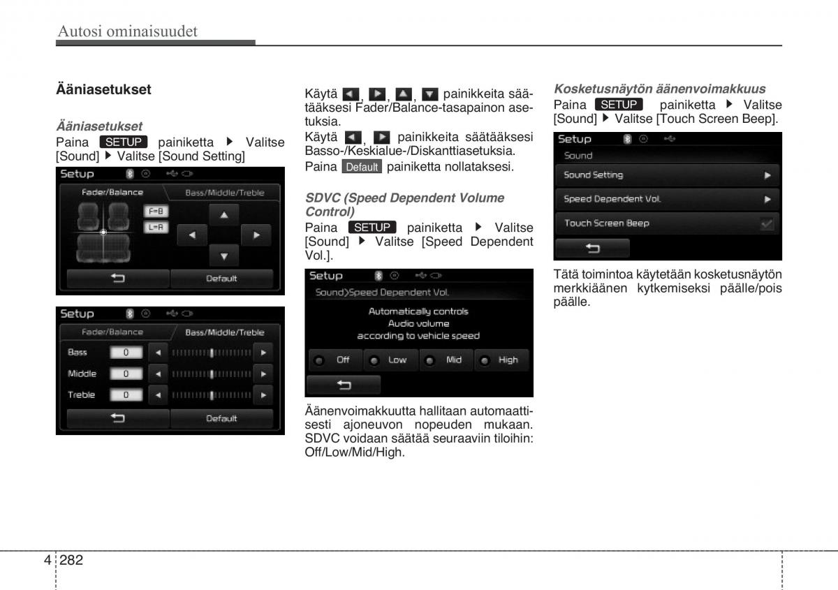 KIA Sportage III 3 omistajan kasikirja / page 355