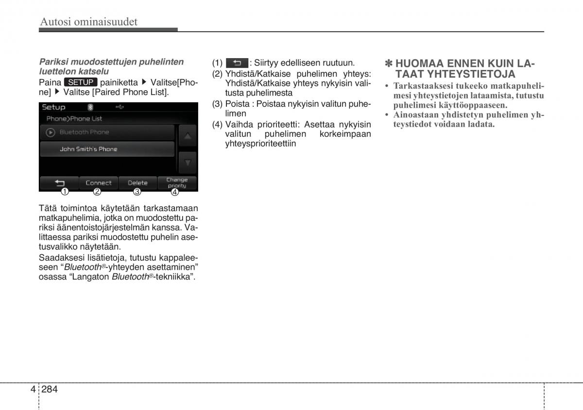 KIA Sportage III 3 omistajan kasikirja / page 357