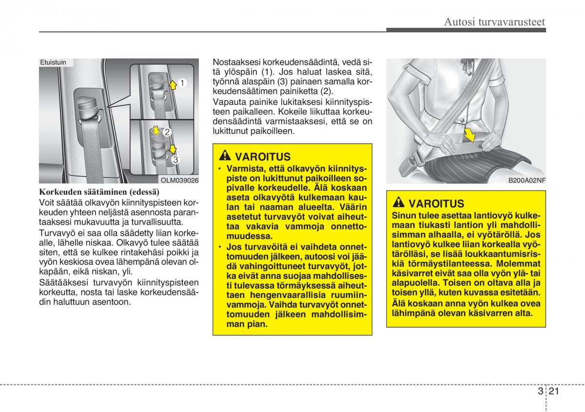 KIA Sportage III 3 omistajan kasikirja / page 36