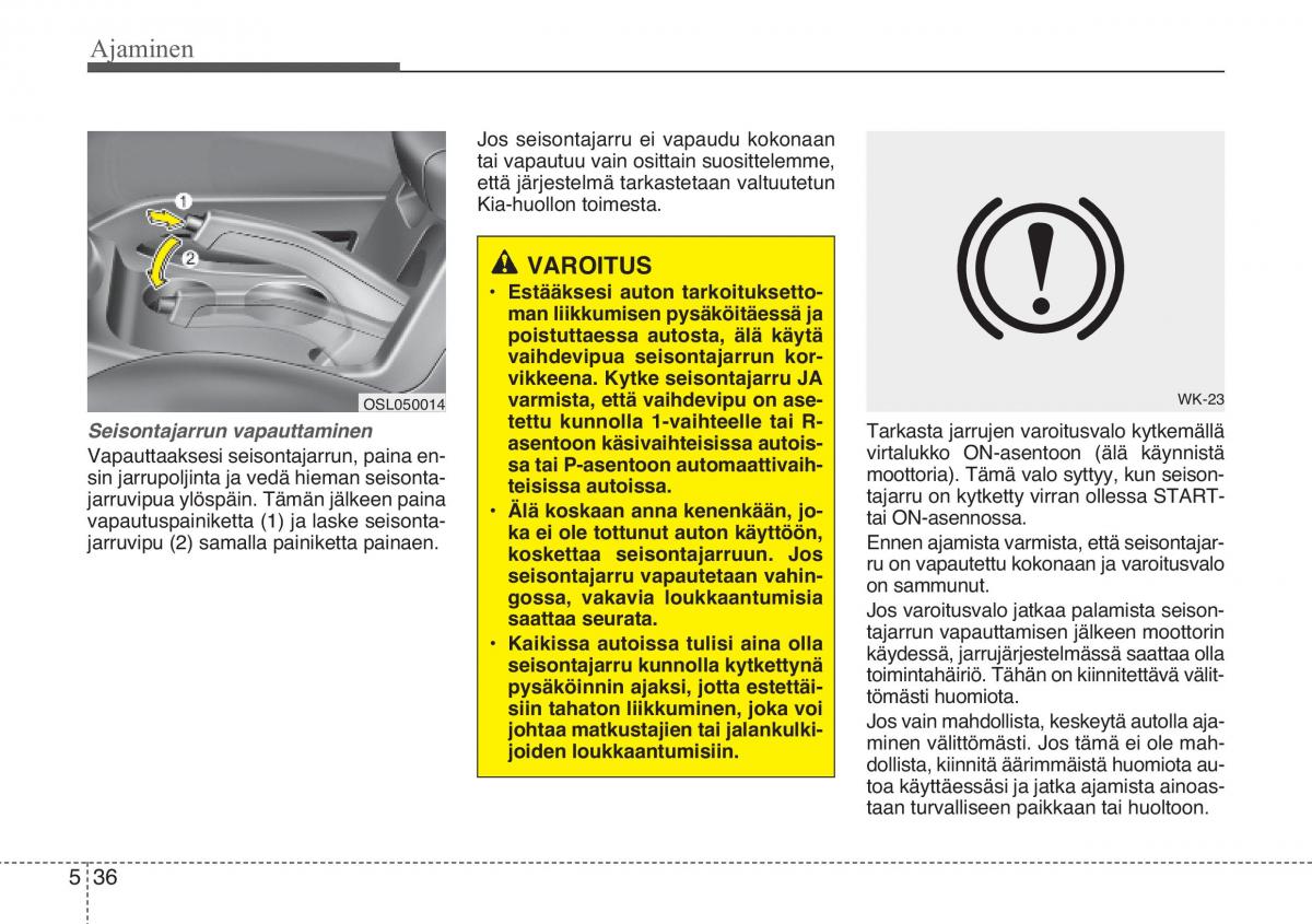 KIA Sportage III 3 omistajan kasikirja / page 398