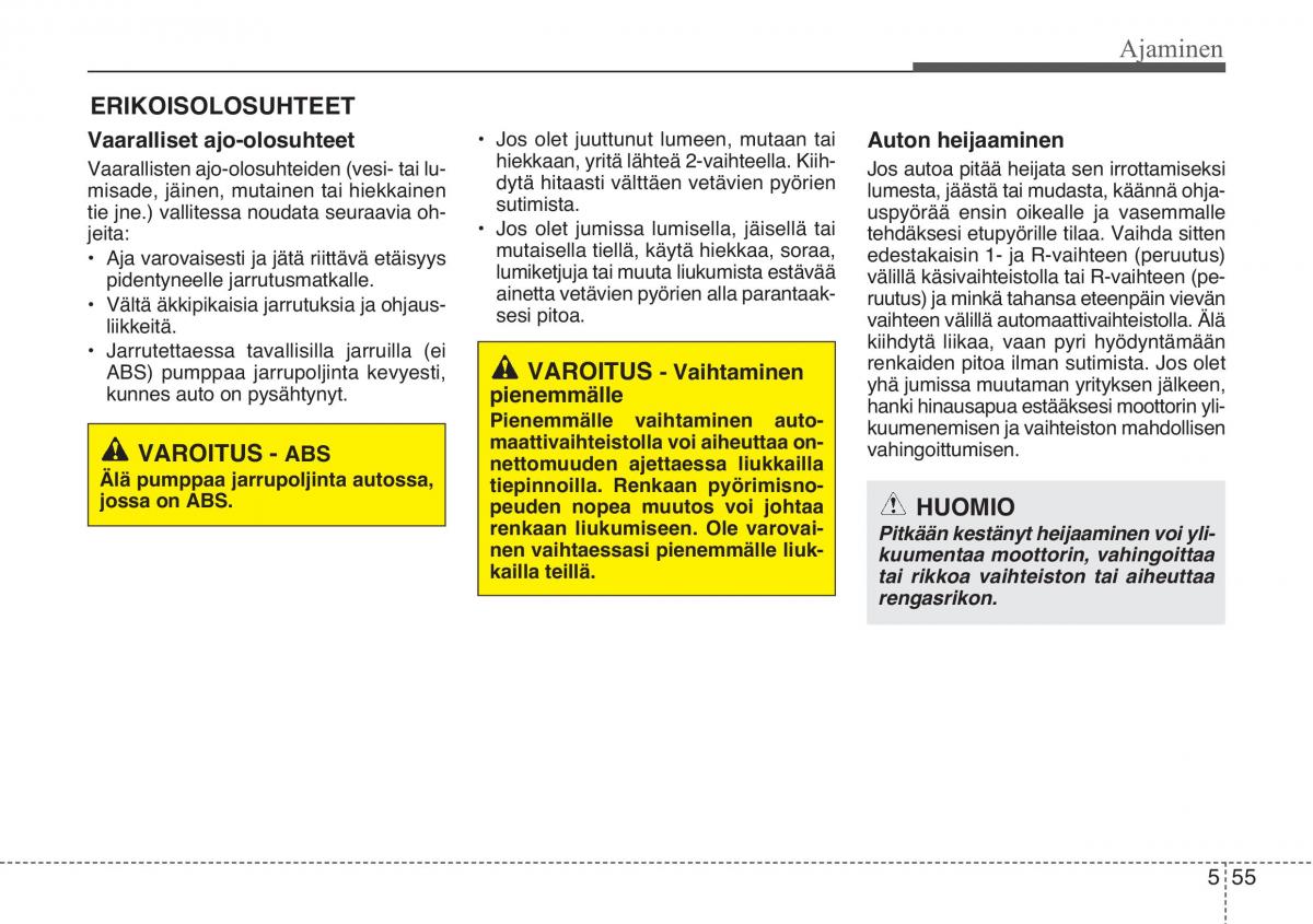 KIA Sportage III 3 omistajan kasikirja / page 417