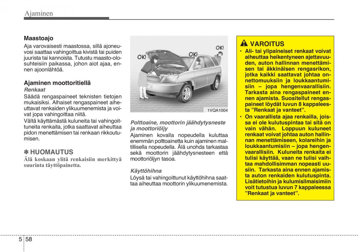 KIA Sportage III 3 omistajan kasikirja / page 420