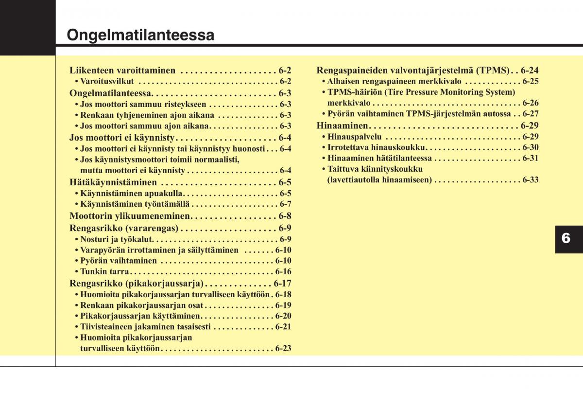 KIA Sportage III 3 omistajan kasikirja / page 435