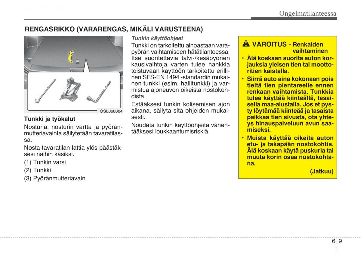 KIA Sportage III 3 omistajan kasikirja / page 443