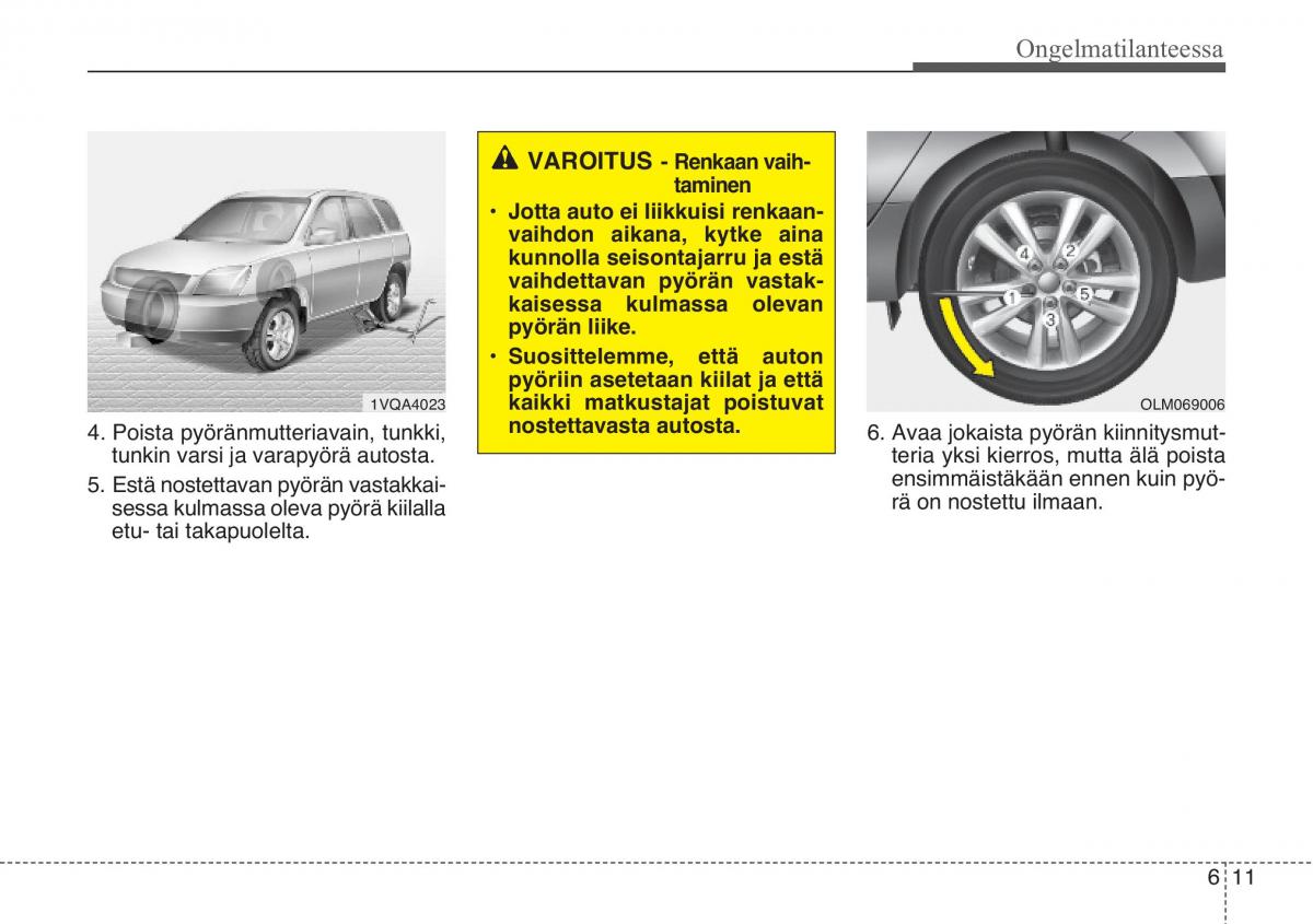 KIA Sportage III 3 omistajan kasikirja / page 445