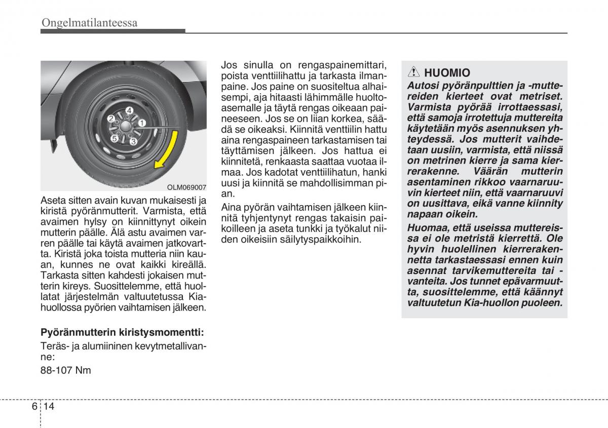 KIA Sportage III 3 omistajan kasikirja / page 448