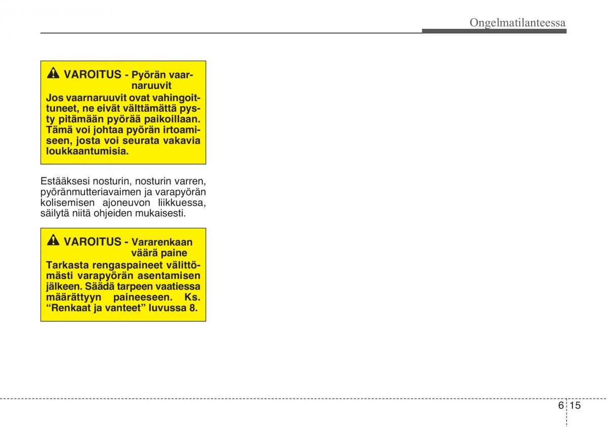 KIA Sportage III 3 omistajan kasikirja / page 449