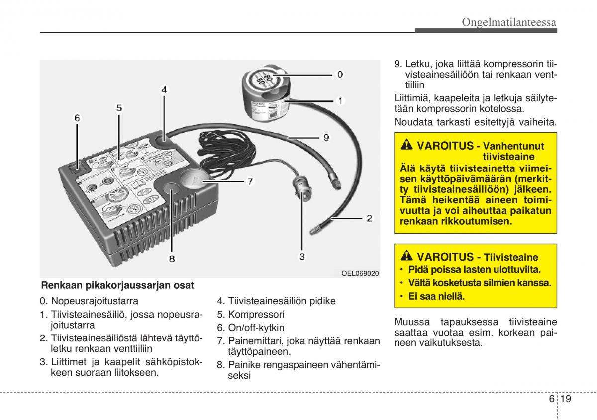 KIA Sportage III 3 omistajan kasikirja / page 453