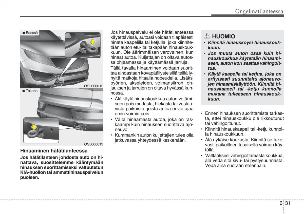 KIA Sportage III 3 omistajan kasikirja / page 465