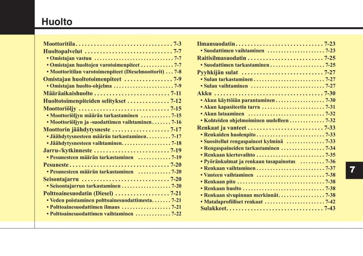 KIA Sportage III 3 omistajan kasikirja / page 468