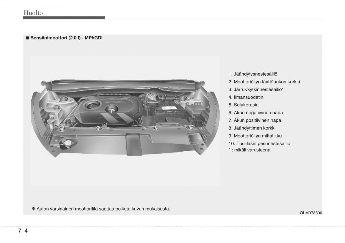 KIA Sportage III 3 omistajan kasikirja / page 471